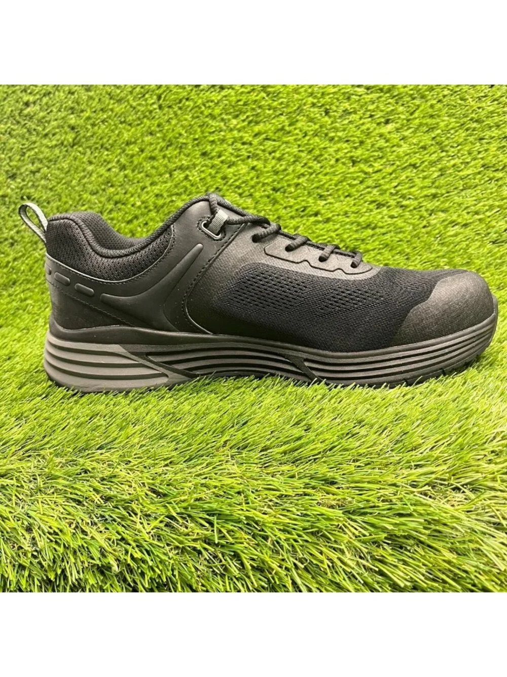 Georgia Boot DuraBlend Sport Mens Size 12 Black Composite Nano Toe Work Shoes